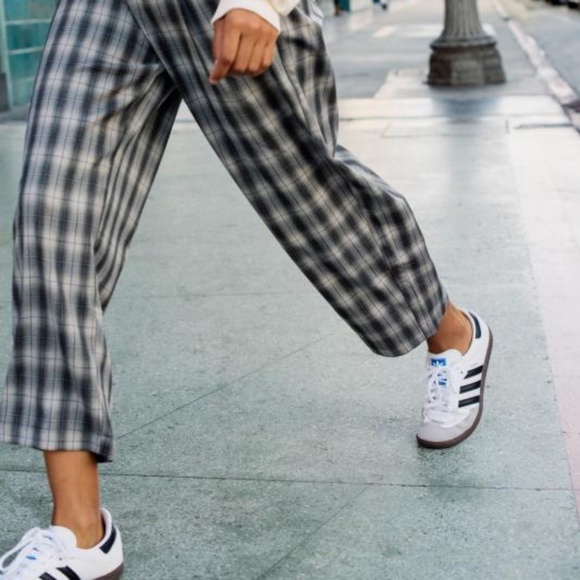 NWT URBAN OUTFITTERS High Rise Plaid Pants L - Picture 3 of 9